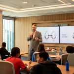 Estudantes na aula especial do BTG Pactual