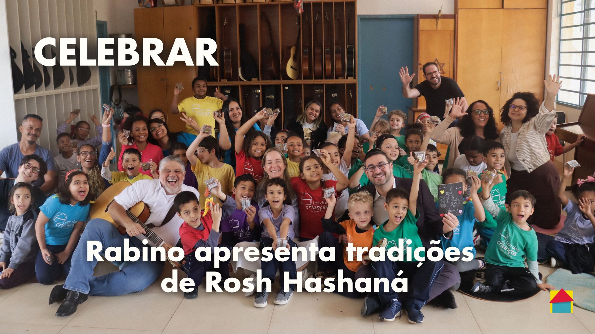 Celebração de Rosh Hashaná no Lar das Crianças da CIP